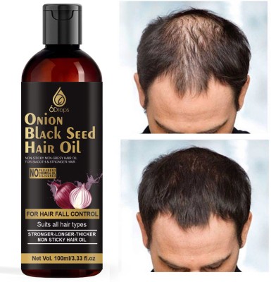 6Drops Red Onion Hair Oil for Hair Regrowth & Hair Fall Control hair strength  Hair Oil(100 ml)