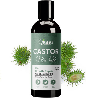 Qiana Castor Hair Oil – Promotes Long, Healthy Hair Hair Oil(100 ml)