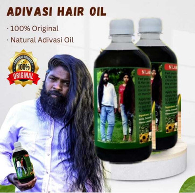 Adivasi HAIR OIL Reetha+AMALA +NILGIRI BEST OIL 250ml+ 250ml (PACK OF 2) Hair Oil(500 ml)