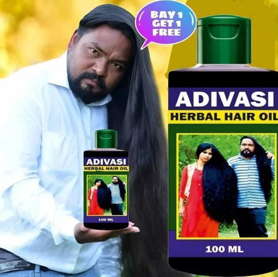 Adivasi ALMOND HERBAL HAIR OIL HAIR GROWTH+HAIR LOSS 200 (PACK OF 1) Hair Oil(200 ml)