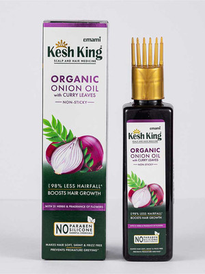 Kesh King Onion With Curry Leaves, Hair Fall Control, Hair Oil(200 ml)