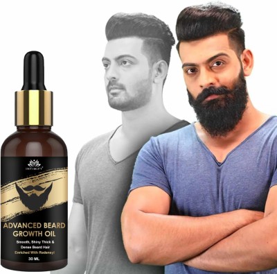 INTIMIFY Advanced Beard Growth Oil for Smooth, Shiny Thick & Dense Beard Hair Hair Oil(30 ml)