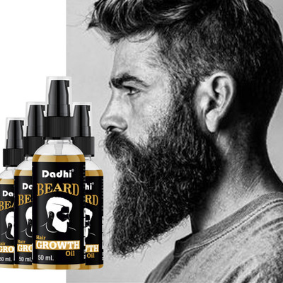 Dadhi Beard Oil – 50ml Moisture Locking, Shine Enhancing Formula (Pack of 4) Hair Oil(50 ml)