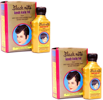 OASIS Black Nite Kesh Kala Tel (Pack of 2) Hair Oil(120 ml)