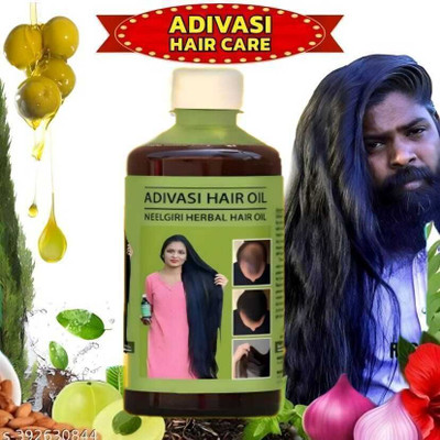 Adivasi NILGARI HERBAL HAIR OIL HAIR GROWTH+HAIR LOSS 250ML (PACK OF 1) Hair Oil(250 ml)