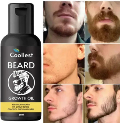 coollest Beard Growth Serum For A Thicker Beard & Advanced Beard Growth Hair Oil(50 ml)