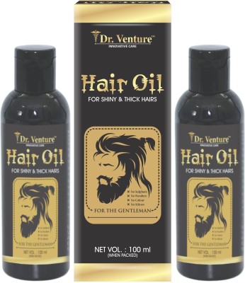 Dr Venture Hair Oil Shiny & Thick Hairs For Men 200 ml || Controls Hair fall and Nourishes Hair Oil(200 ml)