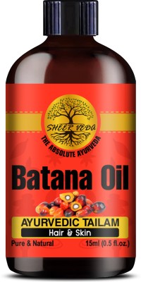 Sheer Veda Rainforest Batana Oil For Hair Growth and Strengthening Solution Hair Oil(15 ml)