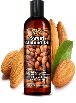 QUAT Beyond Beauty All-in-One Almond Oil for Health and Wellness Hair, Skin, and Body Hair Oil(200 ml)