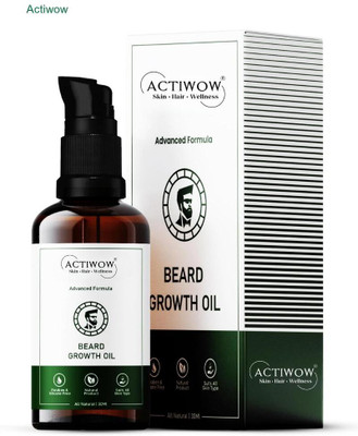 ACTIWOW Beard Growth Oil That Builds Beard from Scratch Hair Oil(30 ml)