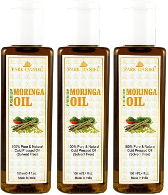PARK DANIEL Premium Moringa oil combo of 3 bottles of 100 ml (300 ml) Hair Oil(300 ml)