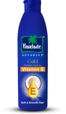 Parachute Advansed Gold Vitamin E Coconut Hair Oil| Long & Soft Hair | No Paraben & Silicones Hair Oil(300 ml)