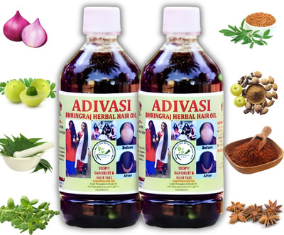 Adivasi Magical Hair Oil For Last Longing Hair With Healthy Scalp & Nourishment Hair Oil(500 ml)