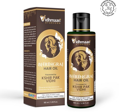 vidhmaan ayurveda VIDHMAAN Bhringraj hair oil Hair Oil(100 ml)