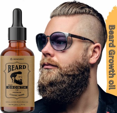 Rosevely Beard Oil for Growing Beard Faster with Best Beard Growth Oil1 Hair Oil(30 ml)