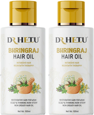 DR HETU Mahabhringraj with comb applicator for Hairfall Control Hair Oil(200 ml)
