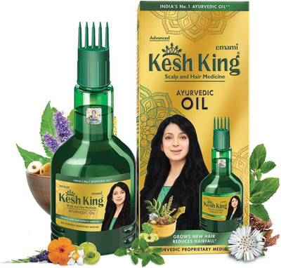 EMAMI scalp and hair medicine ayurvedic oil 50ml*2 (pack of 2) Hair Oil(100 ml)