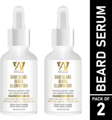 White Wolf Gray Guard Beard Illuminating Serum Beard Growth Oil For Men Hair Oil(60 ml)