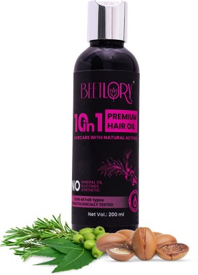 BEETLORY 10 in 1 Premium Hair Oil Haircare With Natural Actives Hair Oil(100 g)