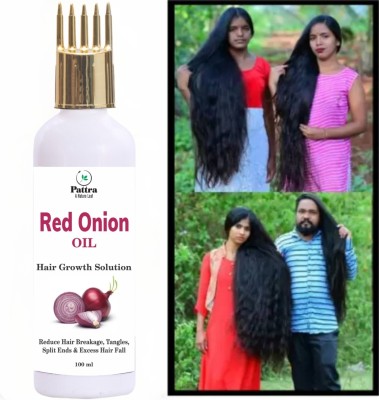 Pattra Red Onion Hair Oil For Hair Fall Control & Long Hair Hair Oil(100 ml)