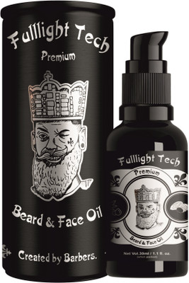 FULLLIGHT TECH Premium Beard Oil & Face Oil Created by Barbers Hair Oil(30 ml)