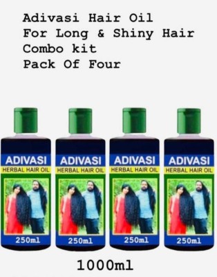 Adivasi hair oil.4 1000ml pack of 1 Hair Oil(1000 ml)