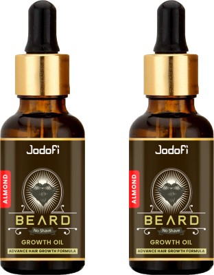 Jodofi Almond Beard Hair Growth Natural Hair Oil With Natural Ingredients Pack of 2 Hair Oil(30 ml)