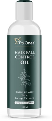 Tryones Tulsi Hair Oil: Hair Fall Control Enriched With Extract for Long & Strong Hair Hair Oil(100 ml)