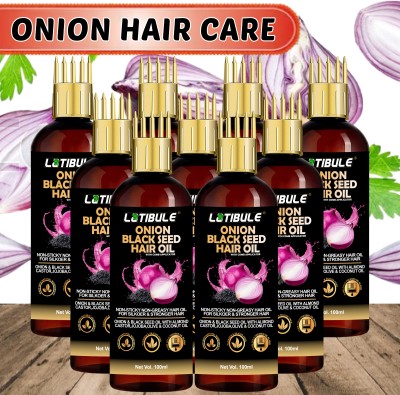 Latibule Onion OIL Black Seed Hair Oil Controls Hair Fall Hair Oil WITH COMB APPLICATOR Hair Oil(900 ml)