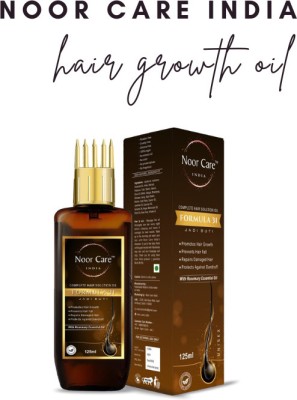 noor care india HairOil 3 in 1 Formula Jadi Buti - Pack of 1 Hair Oil(125 ml)