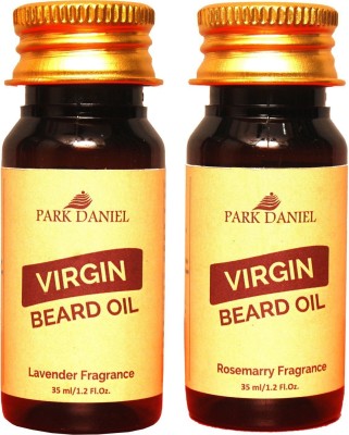 PARK DANIEL Beard oil Lavender(35 ml) & Rosemary Fragrance(35 ml) combo pack of 2 Bottles Hair Oil(70 ml)