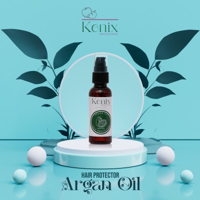 KENIX Argan Hair Oil With Comb Applicator - With Goodness Of 19 Oils Hair Oil(50 ml)