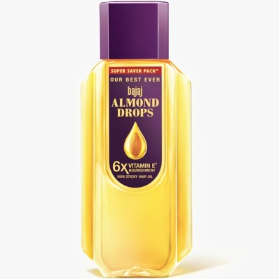 BAJAJ Almond non sticky Hair Oil 100 x 2 Hair Oil(200 ml)