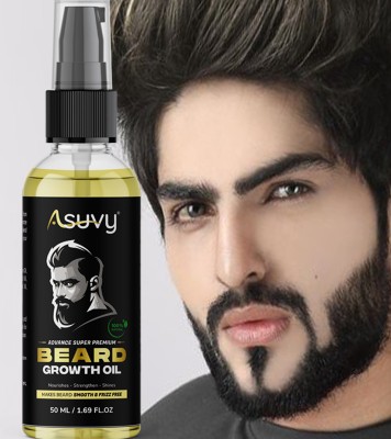 ASUVY super advanced fast premium beard grow oil for healthy & strong beard hair oil Hair Oil(50 ml)