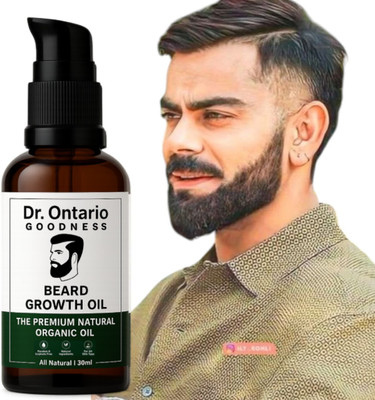 Ontario Goodness Dr. Ales Fast & Advanced Beard & Mustache Growth Oil for MenAX9066 Hair Oil(30 ml)