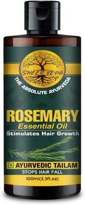 Sheer Veda Rosemary Essential oil for Hair Growth, Skin and Aromatherapy. Hair Oil(100 ml)