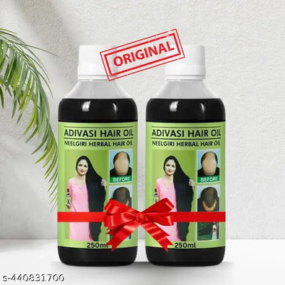 Adivasi Pure ayurvedic natural ingredients neelgiri herbal hair oil Hair Oil(500 ml)