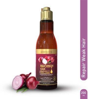 MY BODYCARE Red Onion Seed Oil Hair Oil, Promotes Hair Regrowth & Healthy Scalp Hair Oil(200 ml)