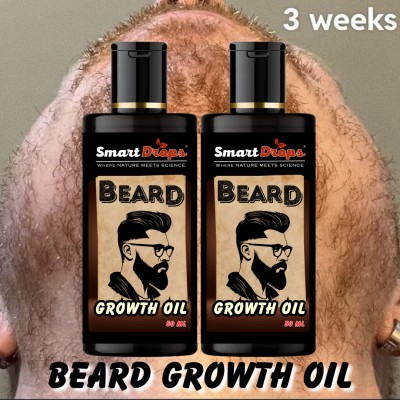 smartdrops Advanced Beard Growth Oil With Argan Oil Healthier  Hair Oil(100 ml)