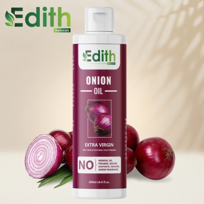 Edith Skin Science Onion Hair Oil for Hair Growth and Hair Fall Control . Hair Oil(200 ml)