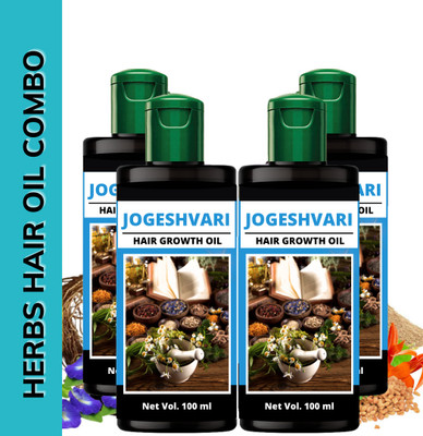 jogeshvari Dandruff Control For Men & Women All Type of Hair Problem Herbal Hair Oil(400 ml)