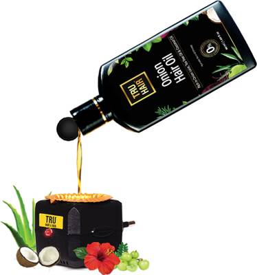 TRU HAIR Onion Oil With Heater Hair Oil