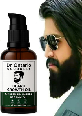 Ontario Advanced Beard Growth Oil With Argan Oil For Thicker And Healthier Hair OilAX22 Hair Oil(30 ml)