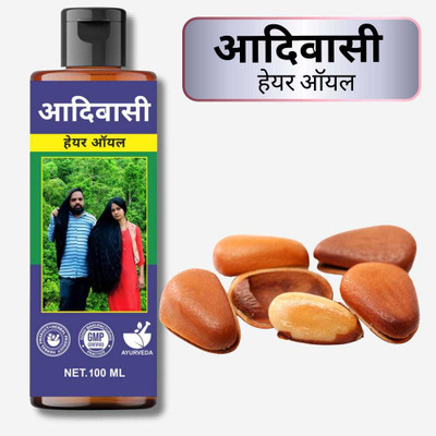 aadikesh Adibasi Hair Oil Fenugreek & Black Seed for Naturally Thicker and Bouncier Hair Hair Oil(100 ml)