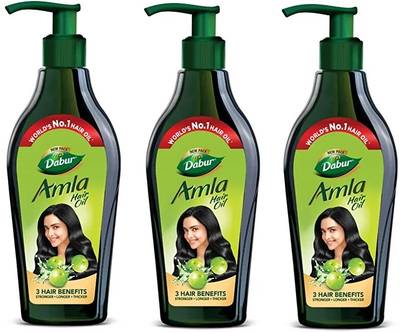 Dabur Amla Hair Oil 550+550+550ml - Strong, Long and Thick hair Hair Oil