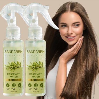 Sandarbh Rosemary water for Anti-Greying Shine hair Spray Hair Oil(200 ml)