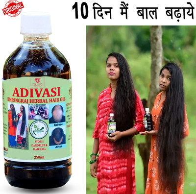 ENJAVE Ayurvedic Bhringraj & Element Maha Bhringraj Herbal  Hair Oil(250 ml)