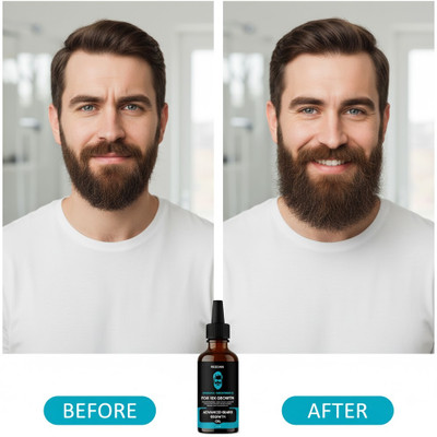 reedan Advanced Beard Growth Oil With Argan Oil For Thicker And HealthierAX68 Hair Oil(30 ml)