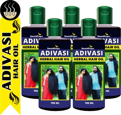 smartdrops Adivasi Best Hair oil -For Hair dryness Care , Frizz Control oil Hair Oil(500 ml)