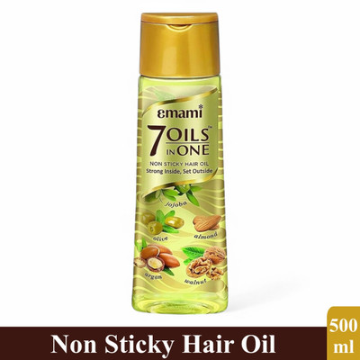 EMAMI 7 Oils In One For Dry & Damaged Hair For Deep Nourishment  Hair Oil(500 ml)